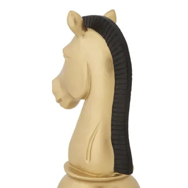 KONIK ZŁOTO-CZARNY 10,5 8,5 19 cm MIN 2
